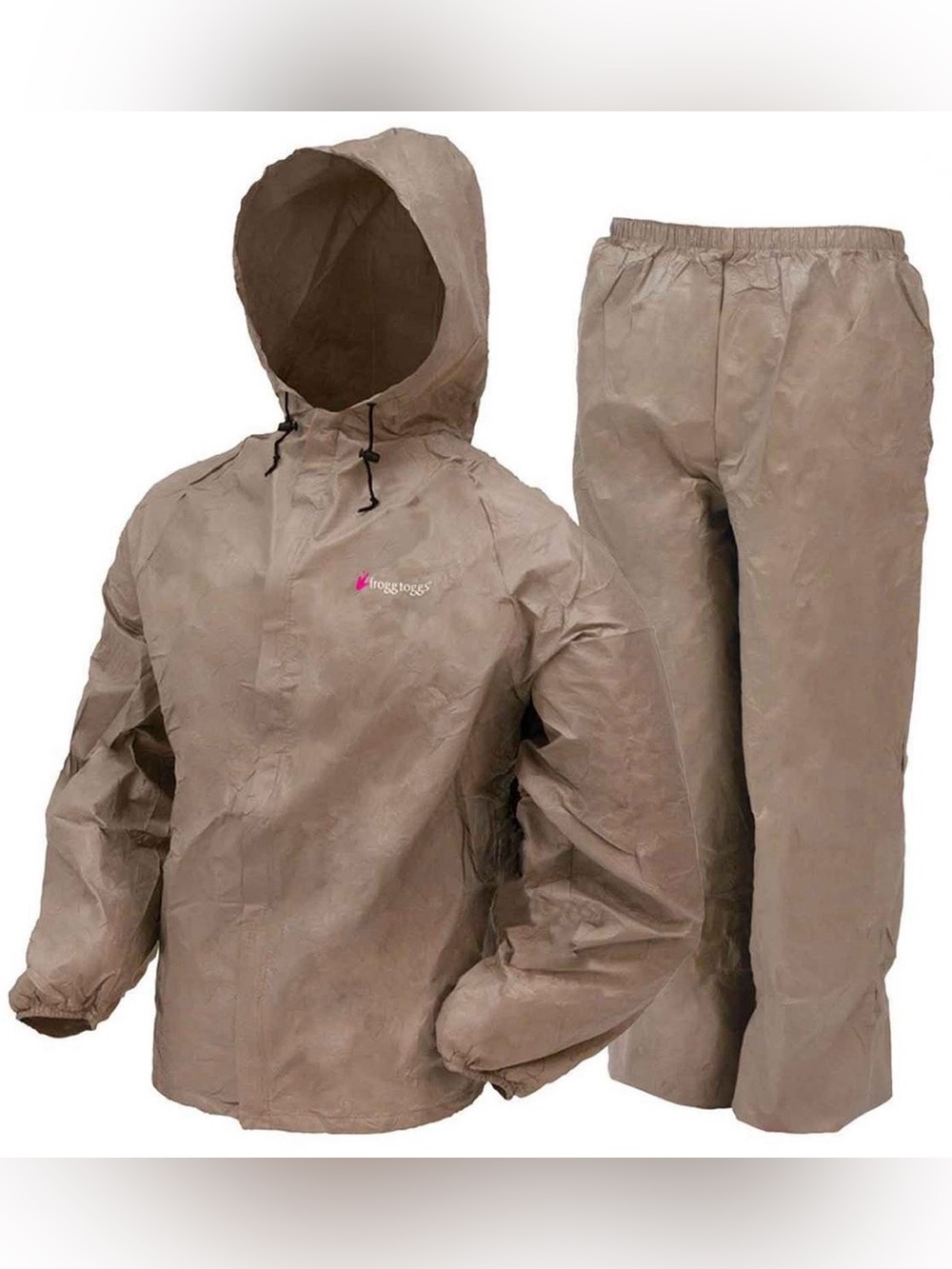 Frogg Toggs Ultra Lite 2 Khaki Women’s Waterproof & Windproof Rain Suit Small